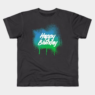 Happy Birthday Dripping Kids T-Shirt